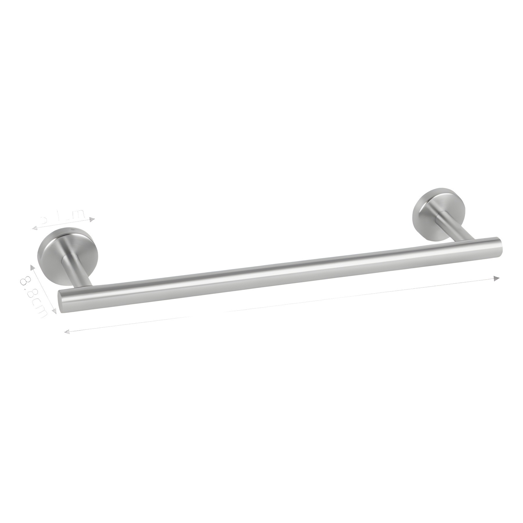 Toallero de Pared de Acero Inoxidable Sin Perforación para Baño