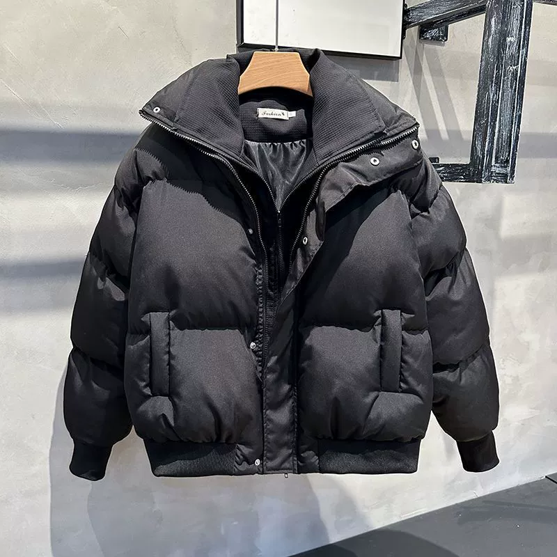 Down jacket men’s, oversize, windproof and wear‑resistant, Korean style