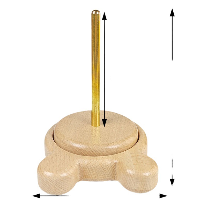 Herramienta de bobinado de lana Suéter de tejido de eje de lana de haya Herramienta de tejido de ganchillo Bolsa de bobinado de lana de almacenamiento a mano