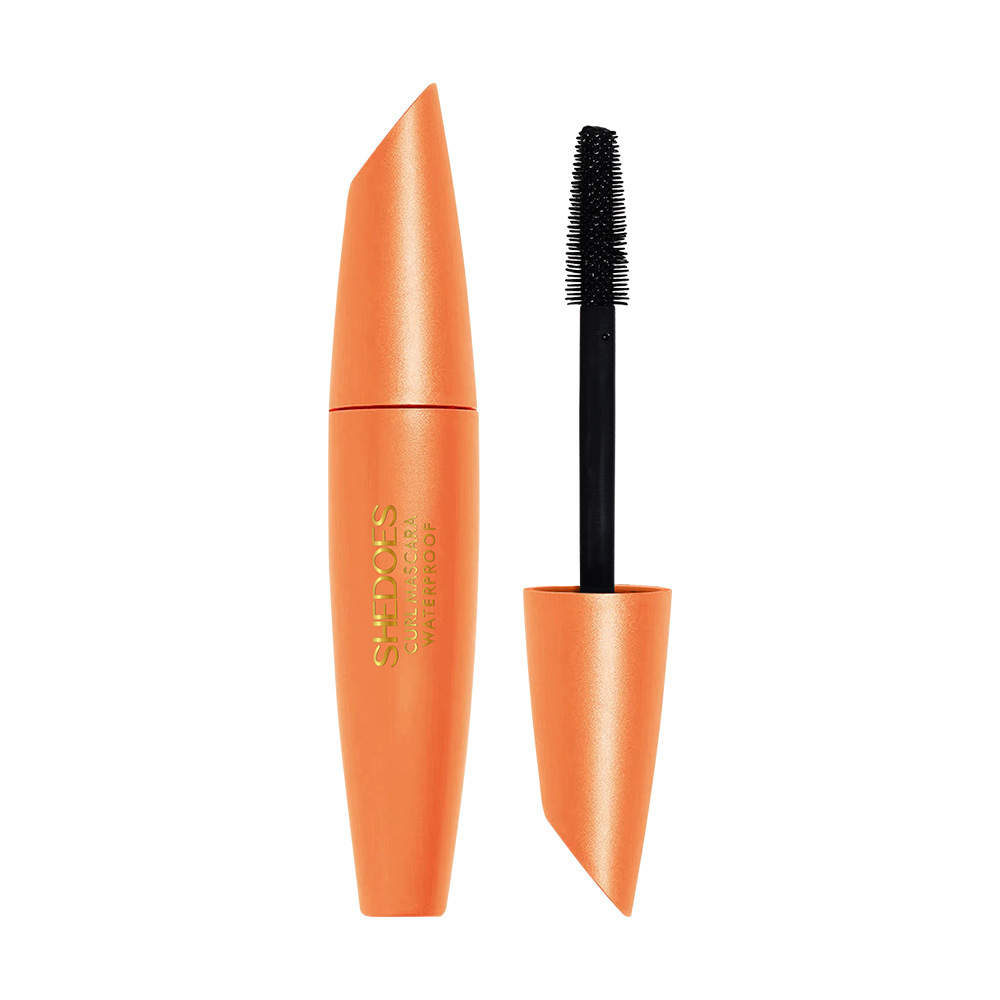 SHEDOES transfronterizo caliente impermeable grueso rizado de larga duración de secado rápido no mareado maquillaje traje de tres colores de rímel