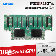 10��PCIe 4.0Switch GPU�װ�16��AI������5050�@�����8654x8ȫ��