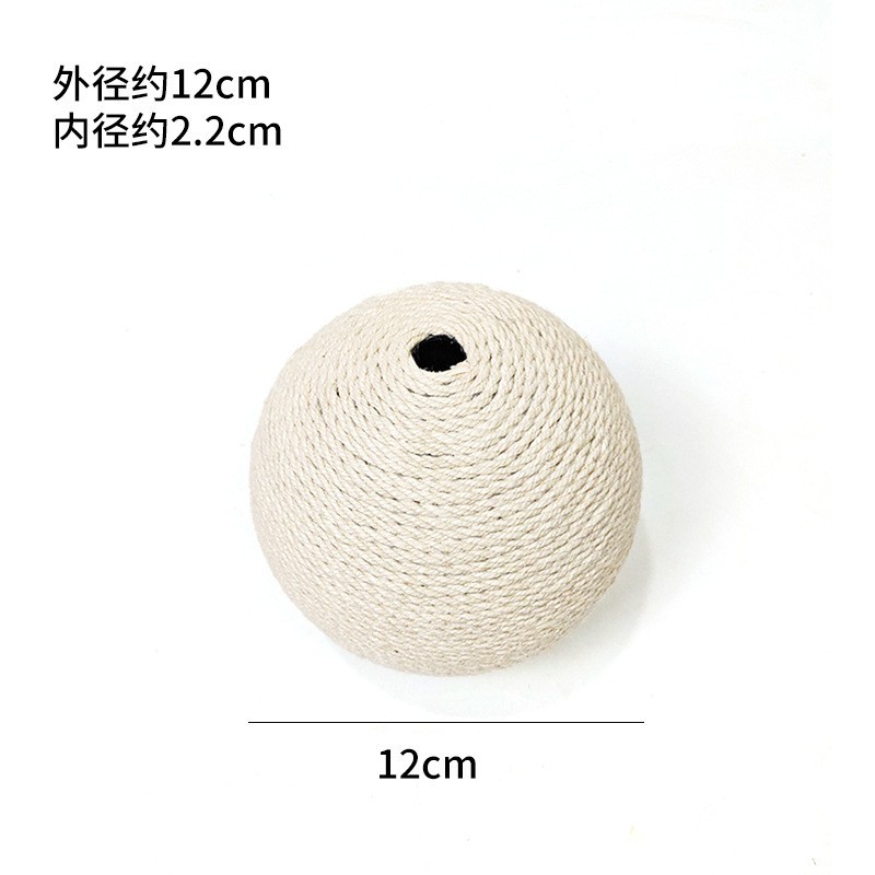 White linen, 12cm diameter, 2cm hole diameter