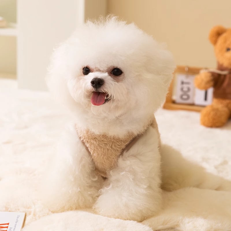 Otoño y invierno perros adorables osos pegatinas Cardigan camiseta perros pequeños y medianos Teddy gatos mascotas ropa de perro caliente