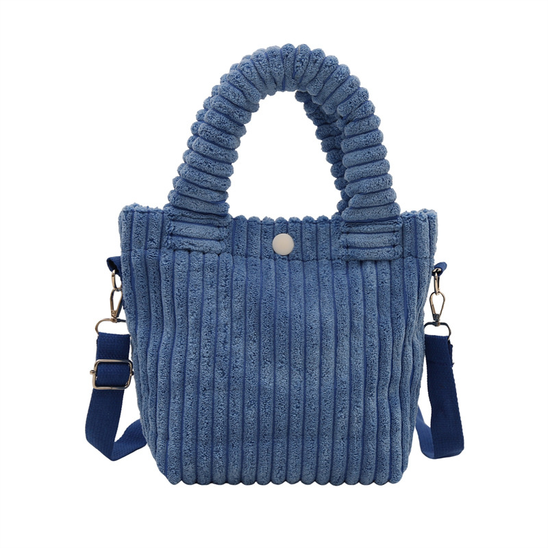 Nicho de velcro bolso de balde 2024 nuevo invierno literatura y arte mochila bolso de color caramelo lindo bolso especial