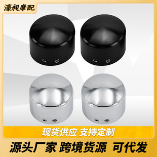 Motorcycle Accessories Suitable for Harley Xl883 Soft Tail Gliding Front Shaft Screw Cap Cnc Aluminum Front Shaft Decorative Cover