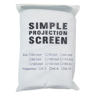 Simple portable thickened polyester soft screen 100 120 150 inch projector screen outdoor HD movie screen