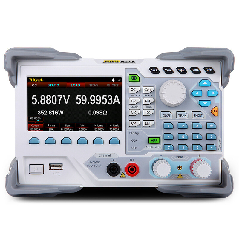 普源RIGOL可编程直流电子负载仪350W150V60A内阻仪DL3031A