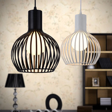 现代简约铁艺鸟笼装饰灯北欧创意酒店茶楼餐厅吧台商铺火锅店吊灯