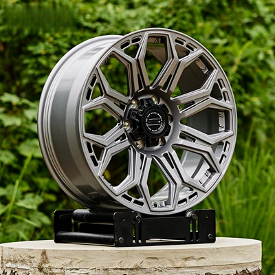 Yunjie Off-Road Modified Wheels Are Suitable for Haval H9, Fang Cheng Bao 8, Tank 400/500/700, and Are Spin-Forged (Hub) - 18x85j-gun-gray