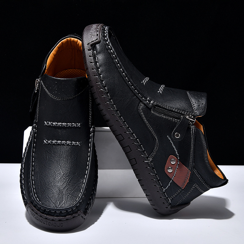 Herr chukka boots i läder handsydda fritidsskor för outdoor_voghion.com