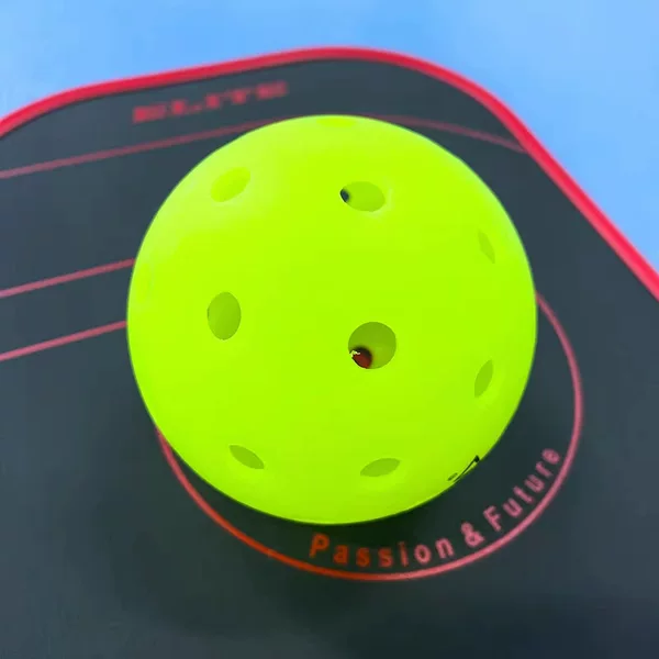 Competition-Specific Silent, High-Elastic Pickleball with 40 Holes, Durable for Indoor and Outdoor Training, Cross-Border Pickleball