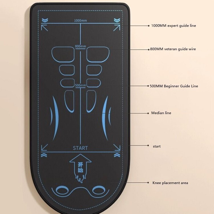 Cross-Border Abdominal Wheel Pad, Abdominal Muscle Wheel Mat, Yoga Men's Fitness Kneeling Mat, Training Exercise, Abdominal Building, Thickened Abdominal Wheel