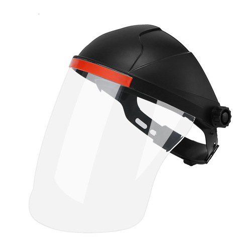 Welding protective cover, pesticide mask, transparent full-face mask, welder face protection artifact, head-mounted protective mask