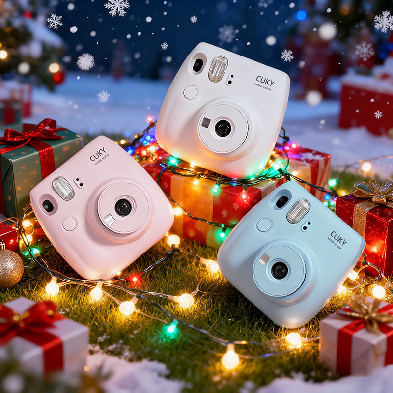 CUKY camera instant camera one-time imaging mini12 same film photo paper student printing camera 2