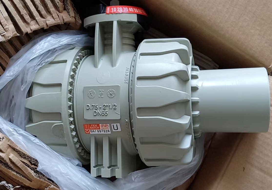 FIP 无头对夹蝶阀VKDIVDA063E DN50双作用UPVC 意大利原厂直供