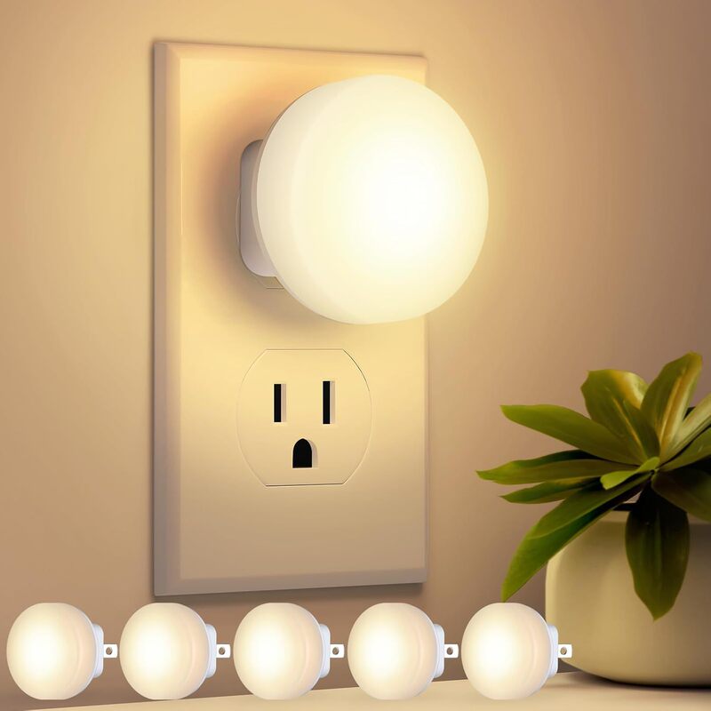 Cross-Border Led Night Light Inserted into the Wall Soft White Light Sensor Adult Kidsren's Room Bedroom Bathroom Corridor
