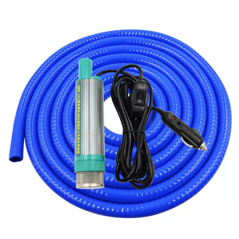 Bomba de bombeo eléctrica Bomba diesel de 12V 24V220v Bomba de bombeo 3.9cm Bomba de aceite autocebante de doble propósito sumergible ultrafino