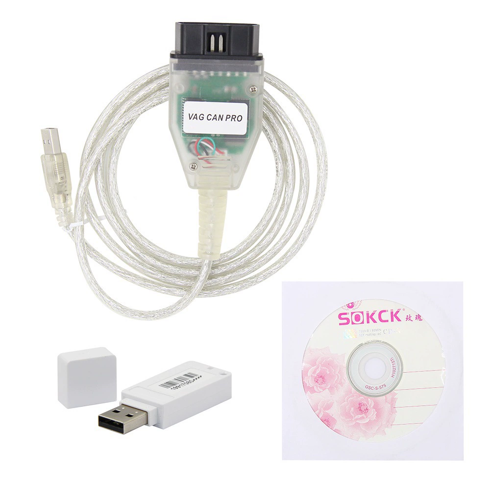 VAG CAN PRO 5.5.1 CAN BUS UDS K-line OBD2 Диагностическое устройство