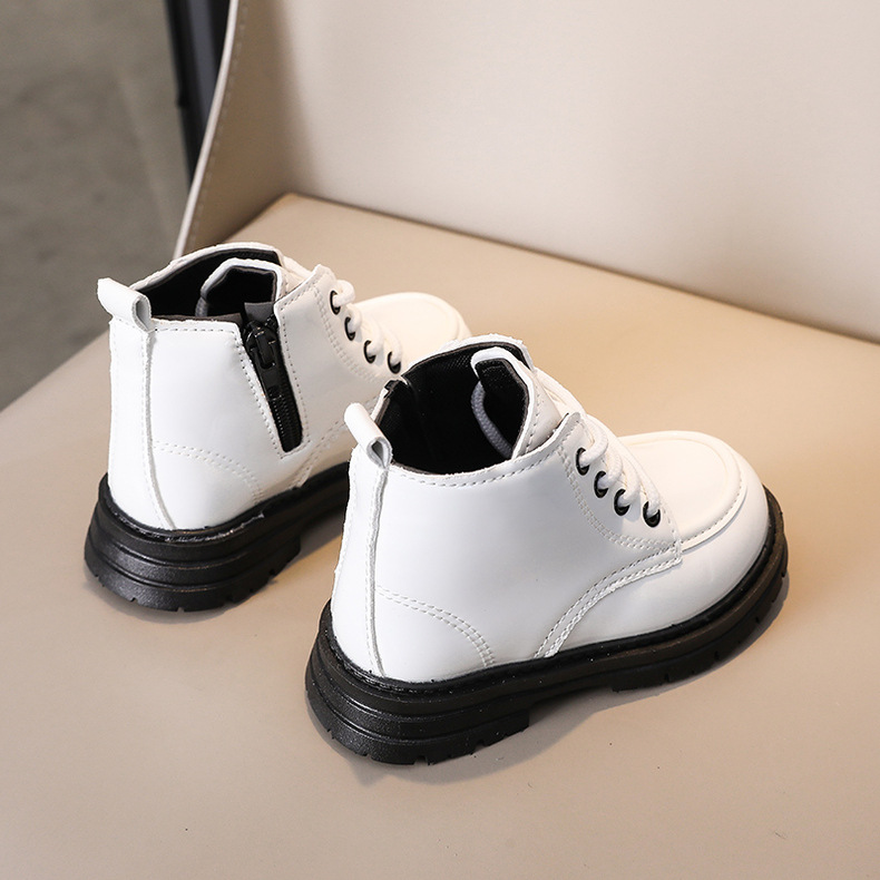 Dziecięce botki chunky unisex z eko skóry w stylu martin_voghion.com