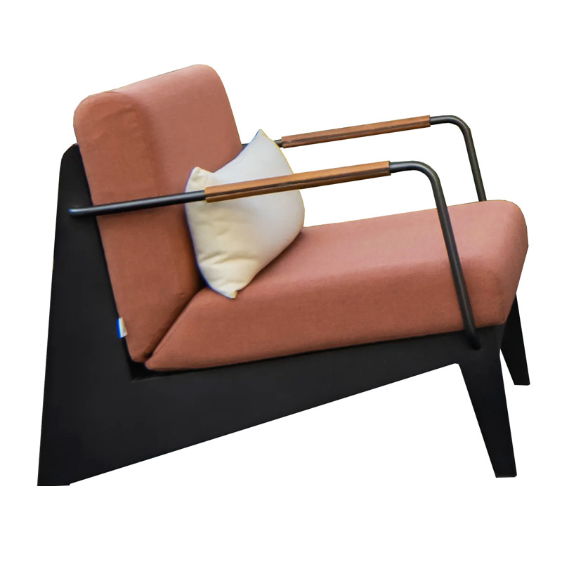 Sofá al aire libre de aleación de aluminio patio jardín departamento de ventas paisajismo comercial proyecto de jardín balcón impermeable protección solar