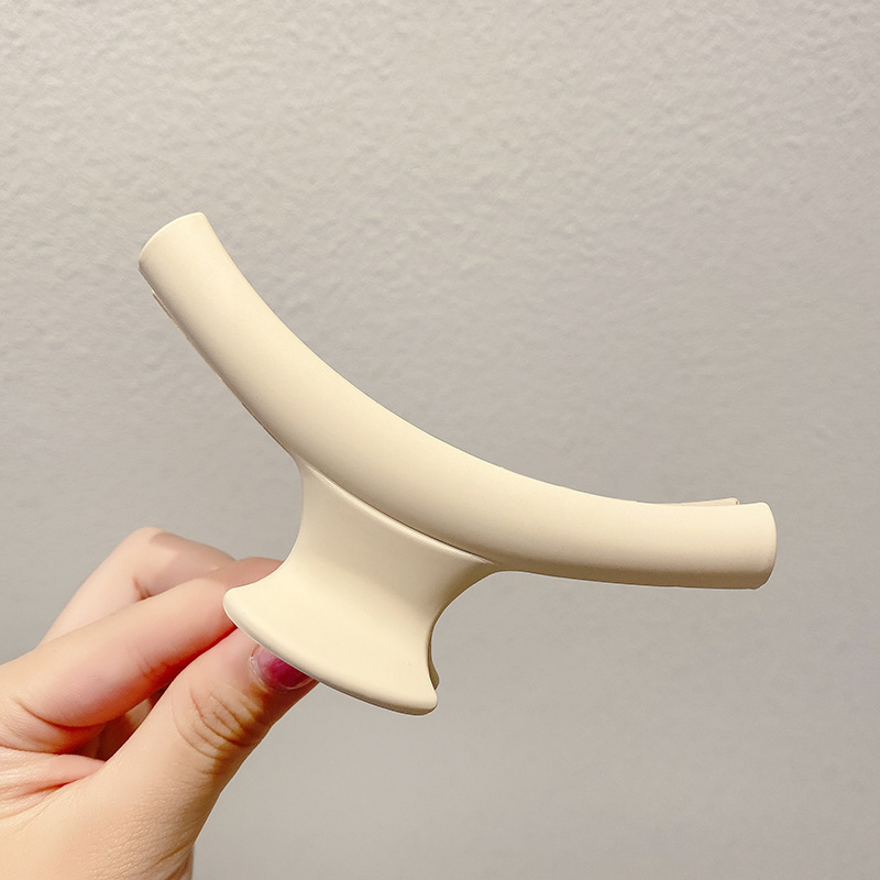 Clip de agarre, gran cantidad de cabello, horquilla esmerilada, horquilla simple, horquilla de tiburón, nuevo y exquisito tocado de alta gama, horquilla femenina