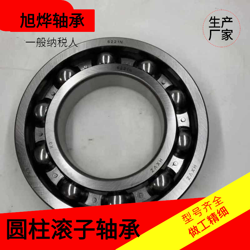 零类 深沟球轴承  6221N 减速机 50221 开式外圈带卡槽厂家现货