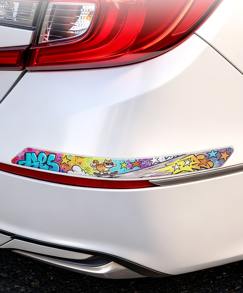Cross-Border Best-Selling Car Front and Rear Bumper Anti-Collision Strips, Anti-Scratch Adhesive Strips, Car Body Scratch Cover Stickers Factory
