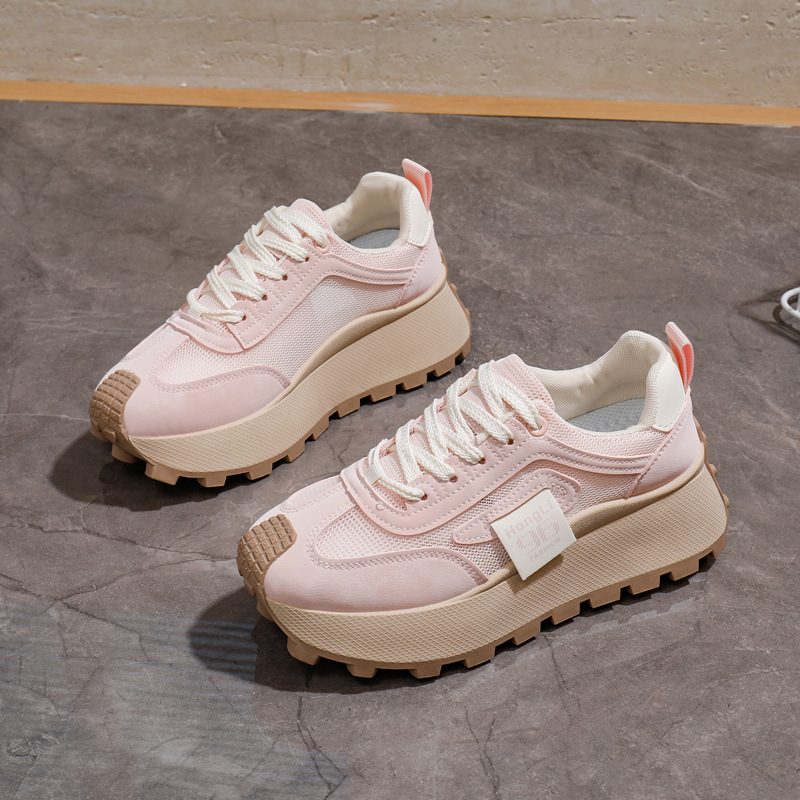 Sommer 2025 Neue koreanische Version Atmungsaktive Damen Trend Student Lauf-Sportschuhe HL875-3_voghion.com