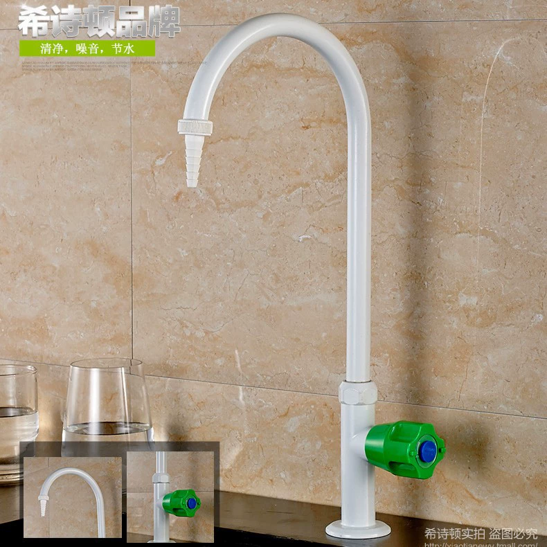 Xistone цельномедный лабораторный лабораторный смеситель для больничной раковины с одним портом и гибким изливом