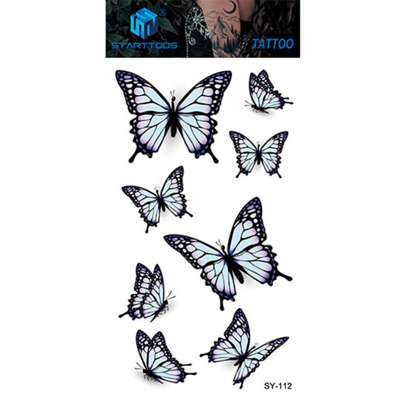 Spot mayorista transfronterizo dulce y simple viento tatuaje de dedo moda cool tatuaje desechable tendencia