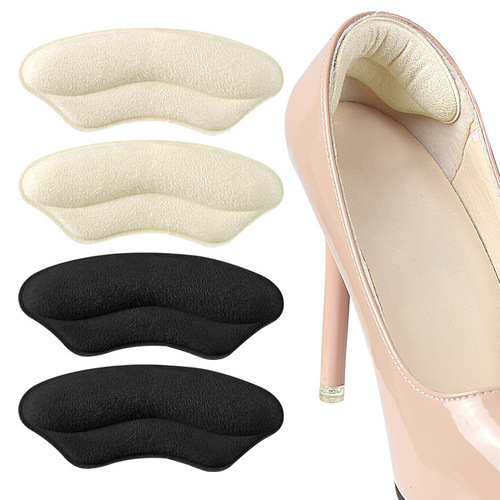 Sponge heel stickers for high heels to prevent falling off, soft anti-wear heel stickers, adjustable half size pads at will