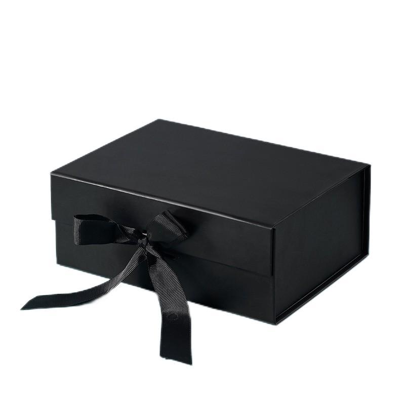 En stock Flip CAJA PLEGABLE al por mayor arco color sólido caja de embalaje transfronterizo Comercio exterior plegable caja de regalo de una sola pieza caja de regalo
