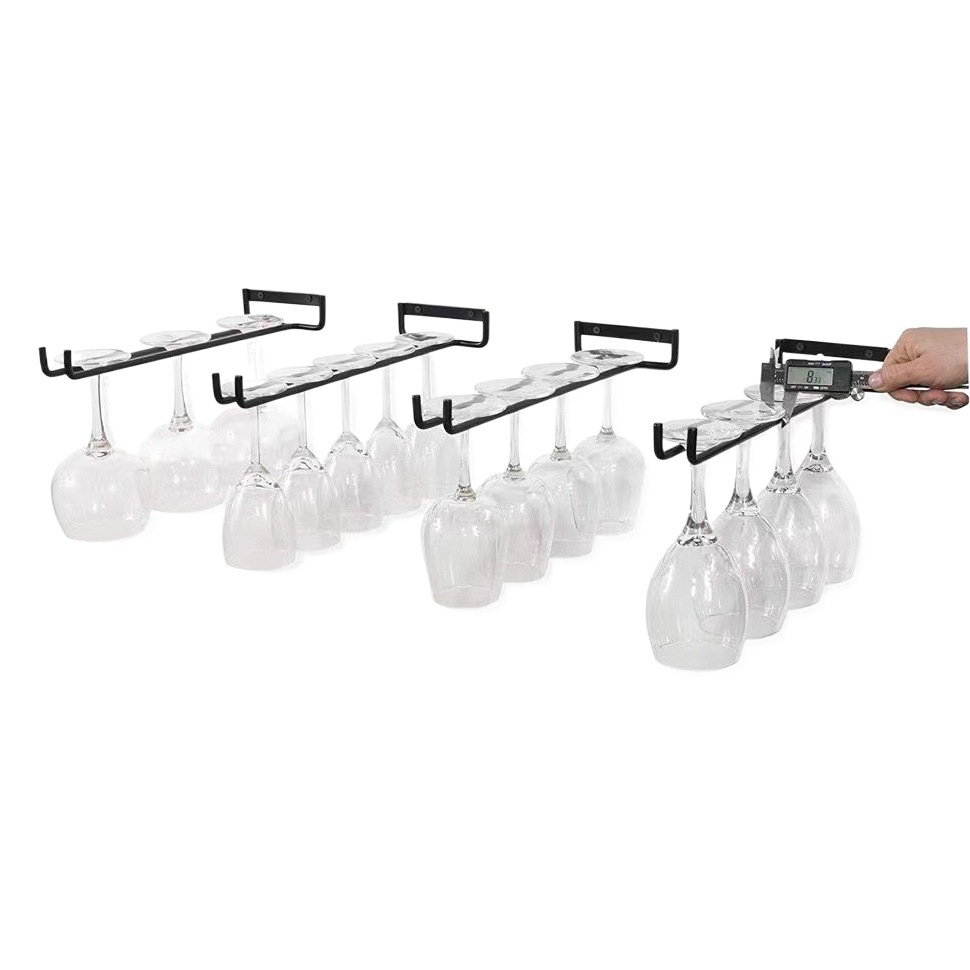 Colgando estante de copa de vino boca abajo rack taza Copa organización almacenamiento rack cocina hogar