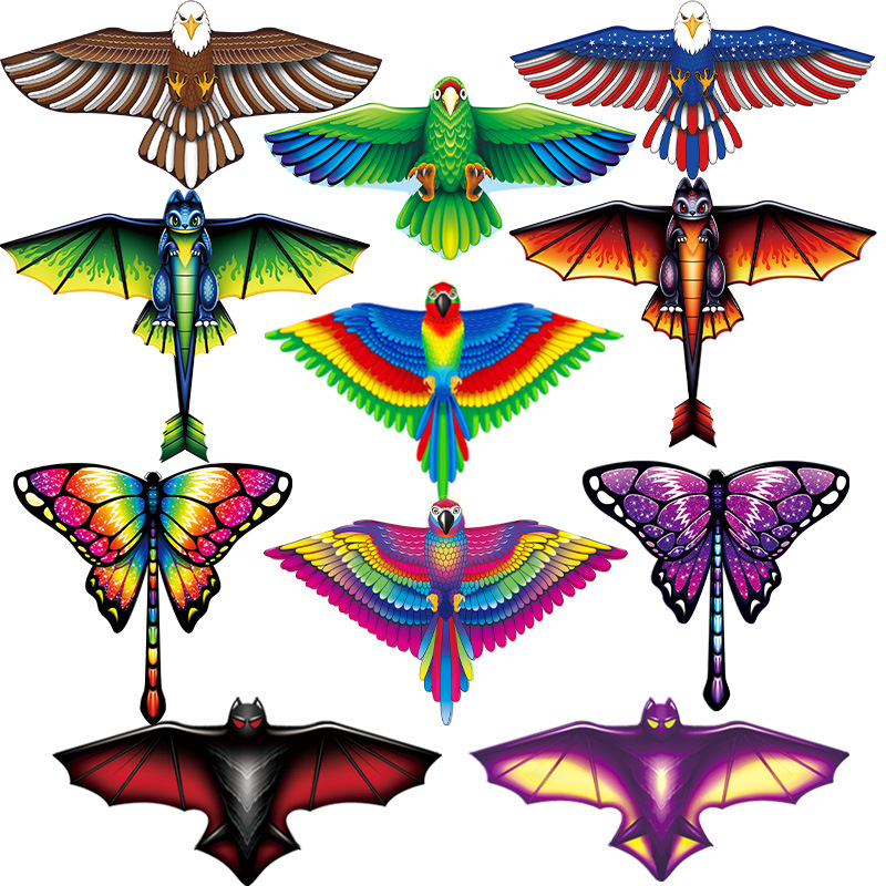 kite with butterfly