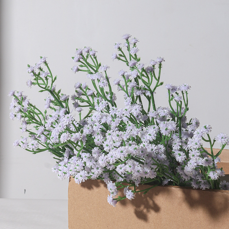 Flor artificial estrellado ramo de la boda decoración de flores de seda Flor de plástico foto estudio flor falsa decoración Flor de imitación plomo