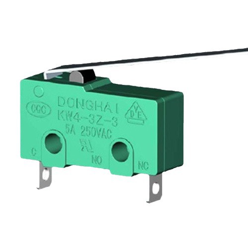 东海DONGHAI小型 微动开关、限位开关、行程开关、绿色 KW4-3Z-3
