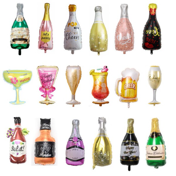 Wine bottles Wine Balloon Champagne Bottle Champagne Cup Aluminum…