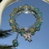 S012-Jade Broken Butterfly Bracelet [Blue and Yellow]#SZ271