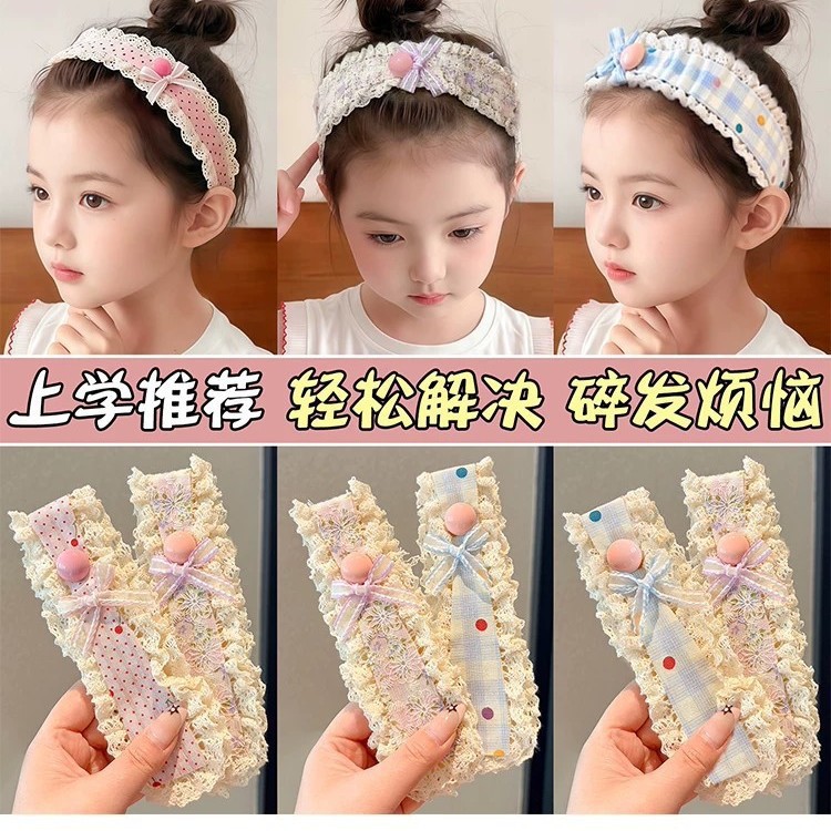 Cute Velcro headbands for children, baby bangs clips, hair accessories for girls, hairbands for little girls