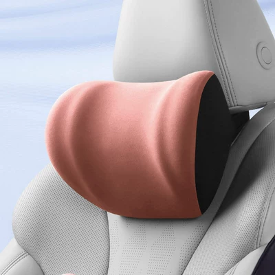Car headrest neck pillow: Headrest - neck-pillow-cherry-powder