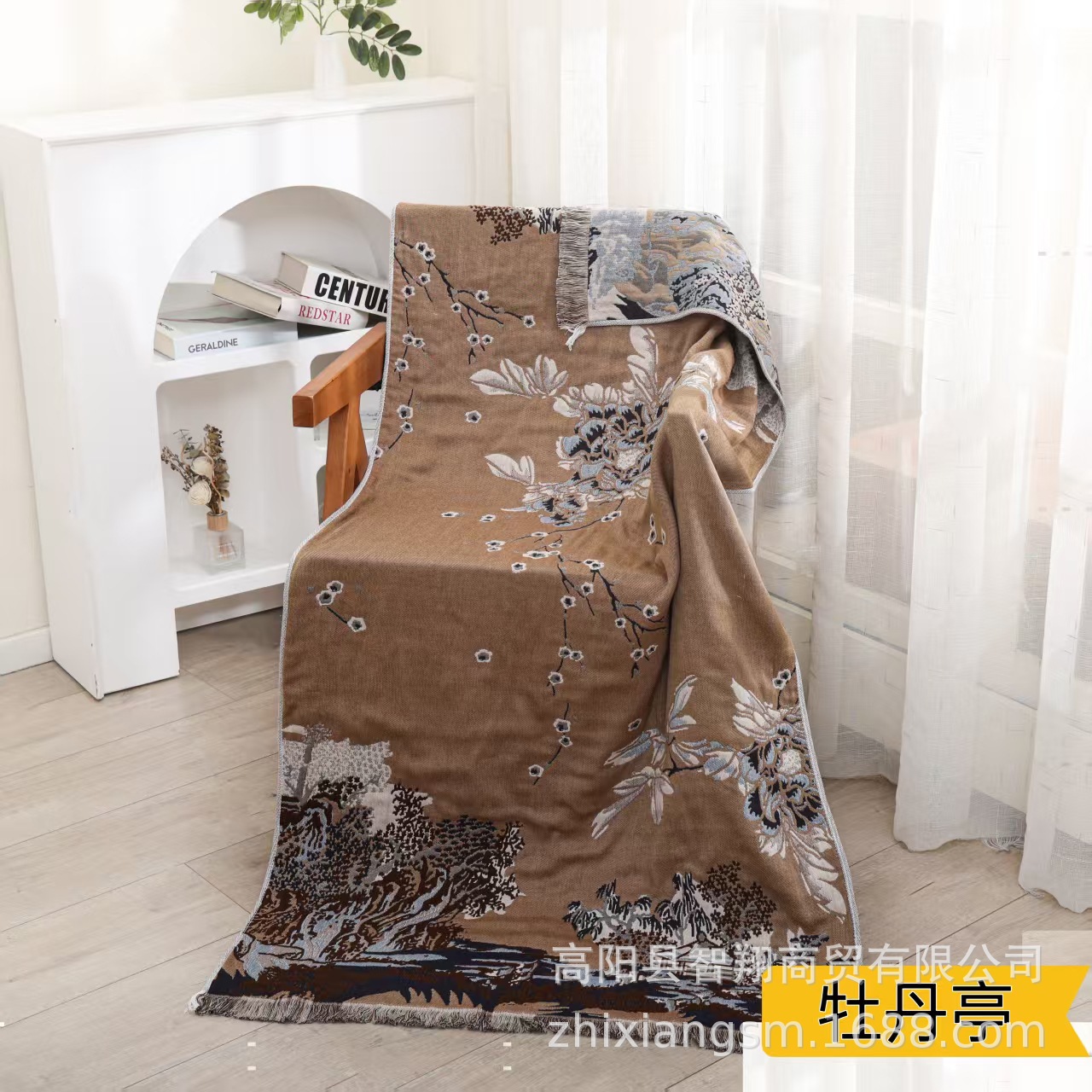 Guofeng retro four-layer cotton jacquard bath towel new Wangjiangnan atmosphere jacquard bath towel factory wholesale