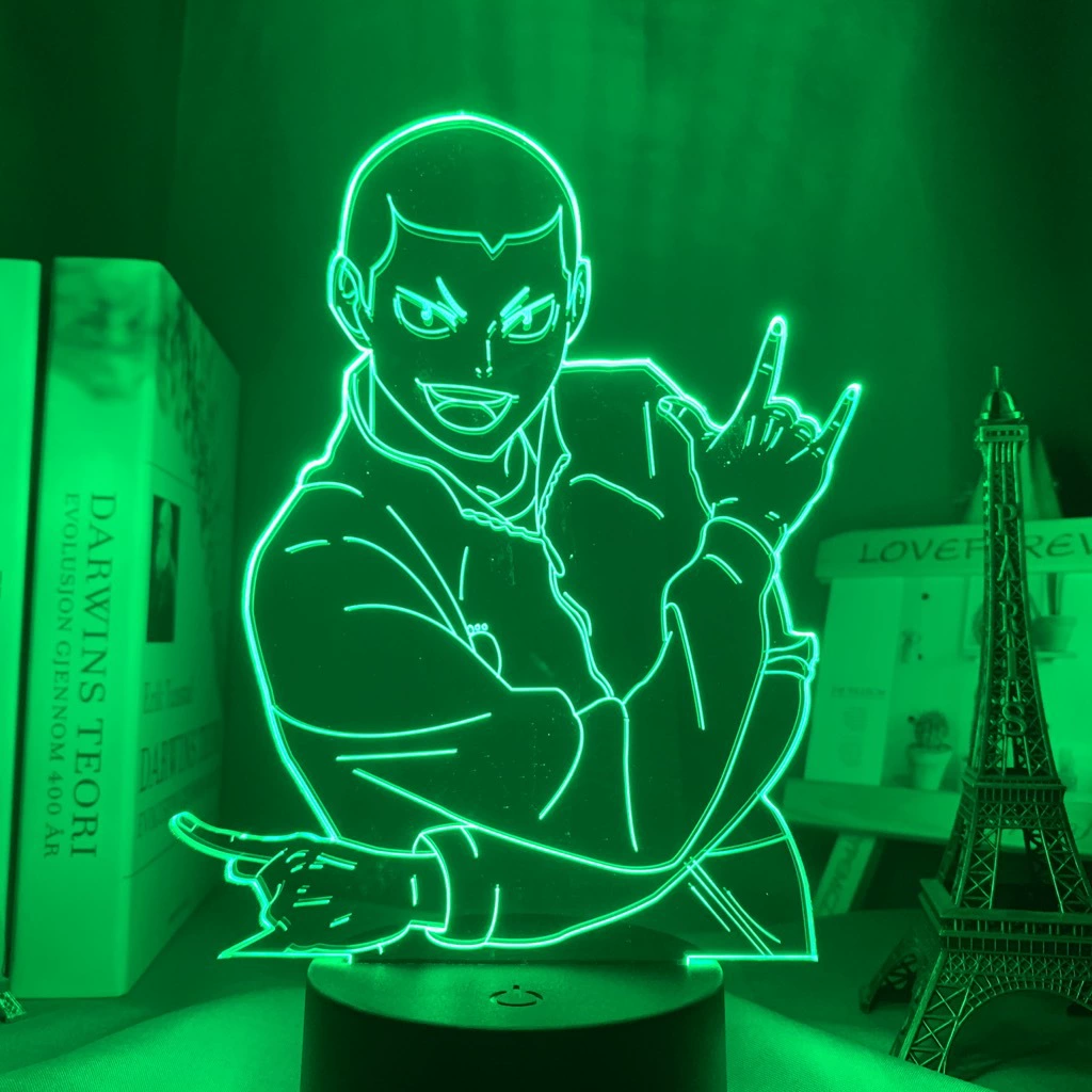 Акриловая ночная LED-лампа с волейболом, минифигура, 3D, подарок на день рождения