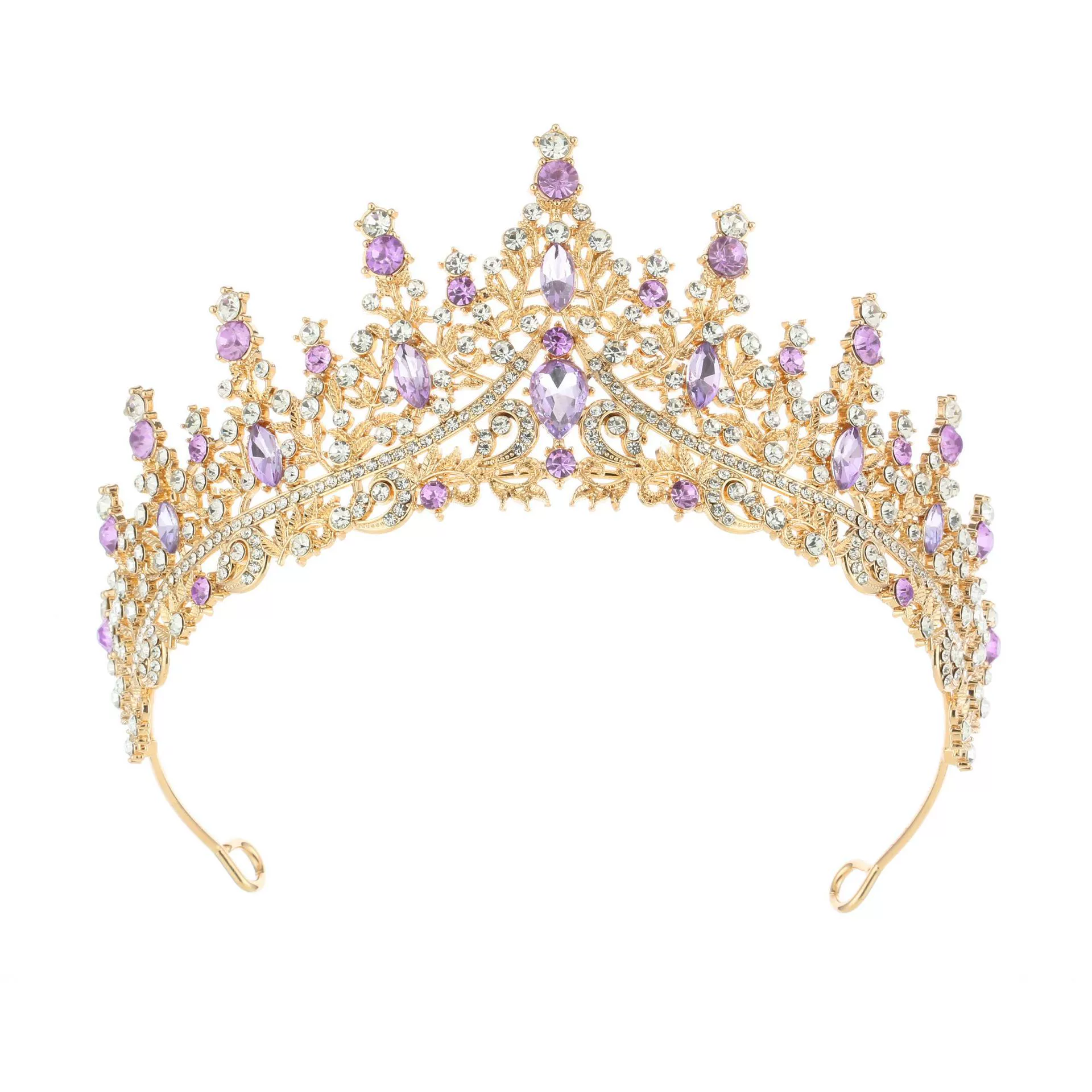 Корона‑ободок из металла, украшение для волос, свадебная корона с стразами, несколько стилей