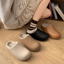 防水棉拖鞋女款秋冬季室内家居2025新款家用保暖防滑男跨境外贸款