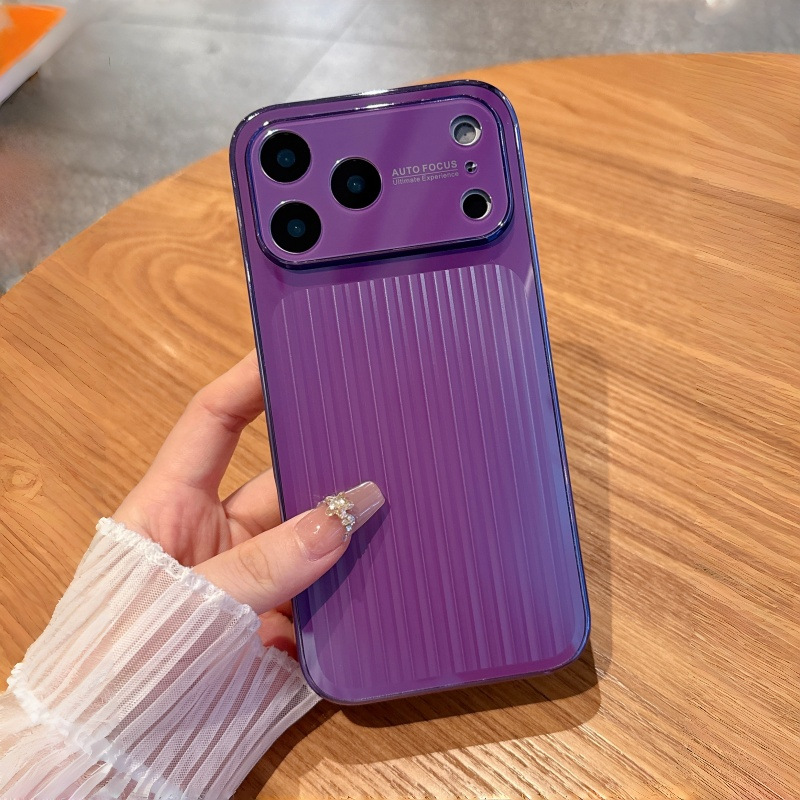 秒变iPhone18promax电镀散热边瓦楞手机壳苹果17高级16防摔保护套
