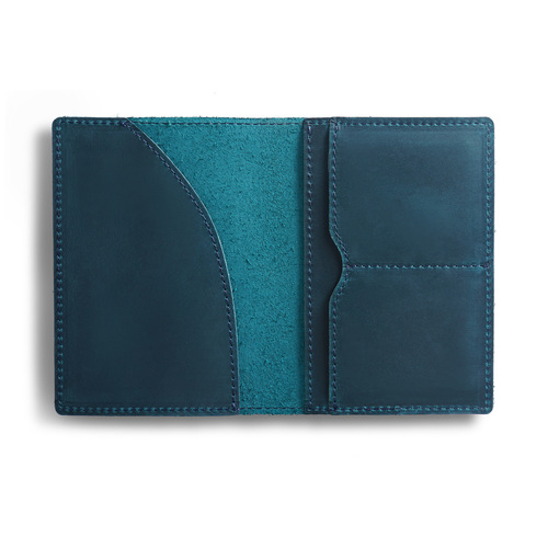 First-layer cowhide passport holder, retro handmade passport protective cover, universal air ticket, multi-functional card holder, document bag storage