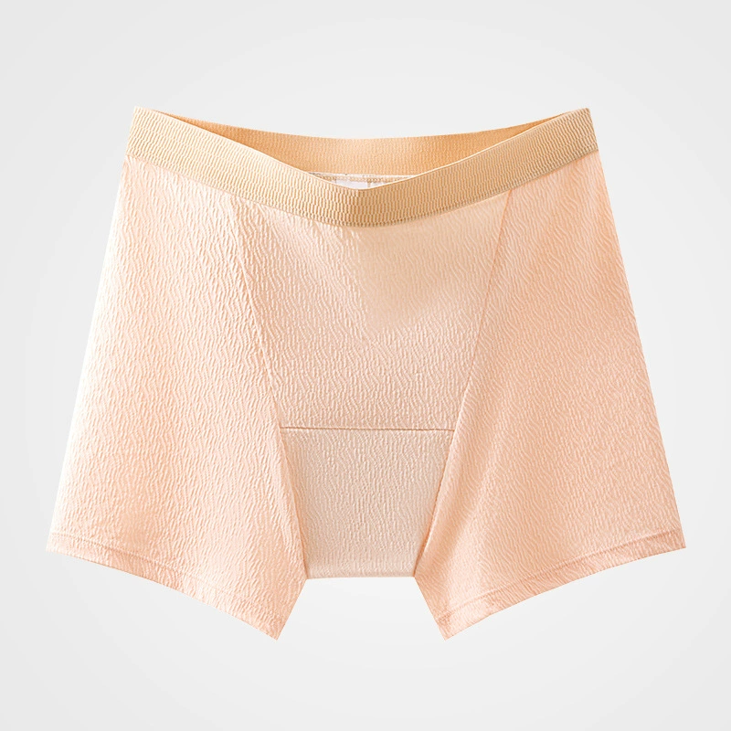 Thin physiological long cotton antibacterial pants, plus size, high waist