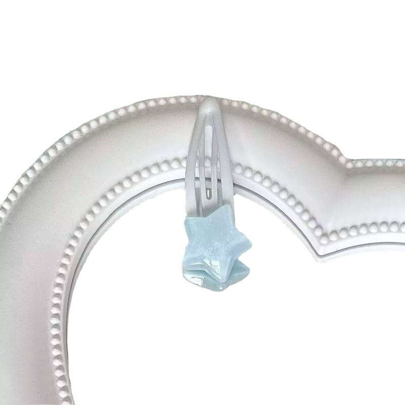 Super Flash estrella de cinco puntas BB clip suave Linda estrella horquilla ins chica dulce lado clip estudiante niños horquilla