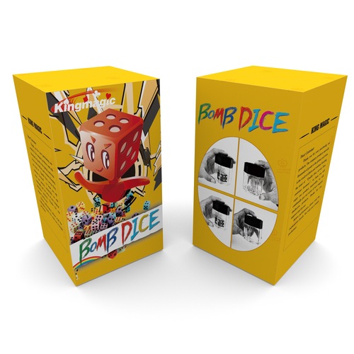 G1193 Mini Explosive Dice King Magic Magic Props Children's Toys Holiday Performance Gift Box