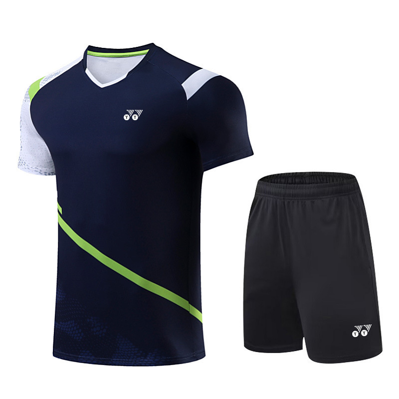 2024バドミントン服の新型エアバレーボール服セット男女カスタマイズ競技ユニフォーム運動訓練共同購入|undefined